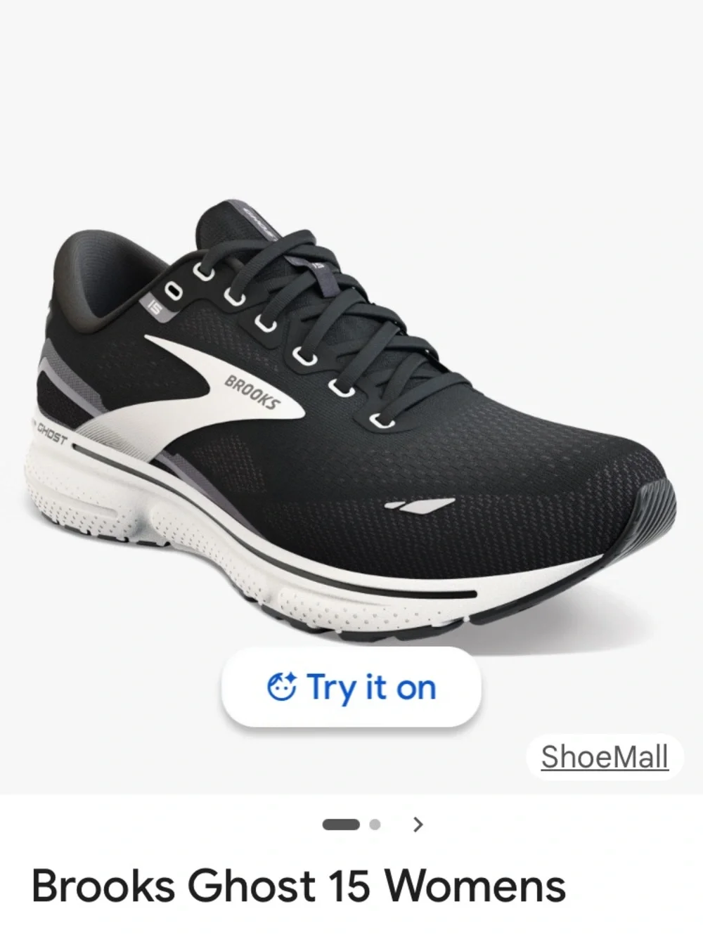Brooks Women's Ghost 15 Running Shoes - Peacoat, Pearl & Salt Air